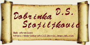 Dobrinka Stojiljković vizit kartica